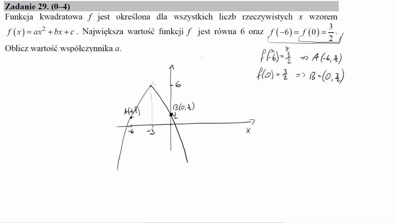Funkcja F Hesr Okreslona Wzorem F(x) = -log X Dla Wszystkcih Liuczb Rzeczywsitych Dodtakni Funkcja kwadratowa f jest określona dla wszystkich liczb rzeczywistych