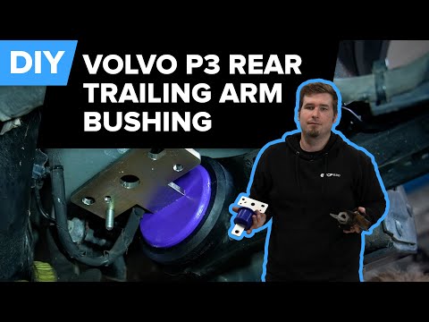 Volvo P3 S60 Rear Trailing Arm Bushing Replacement DIY(2011-2018 P3 V60, T5, T6, R-Design, Polestar)