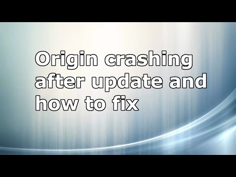 Origin update