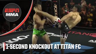 Titan FC’s Luis Hernandez wins with 1-second head-kick KO | ESPN MMA screenshot 3