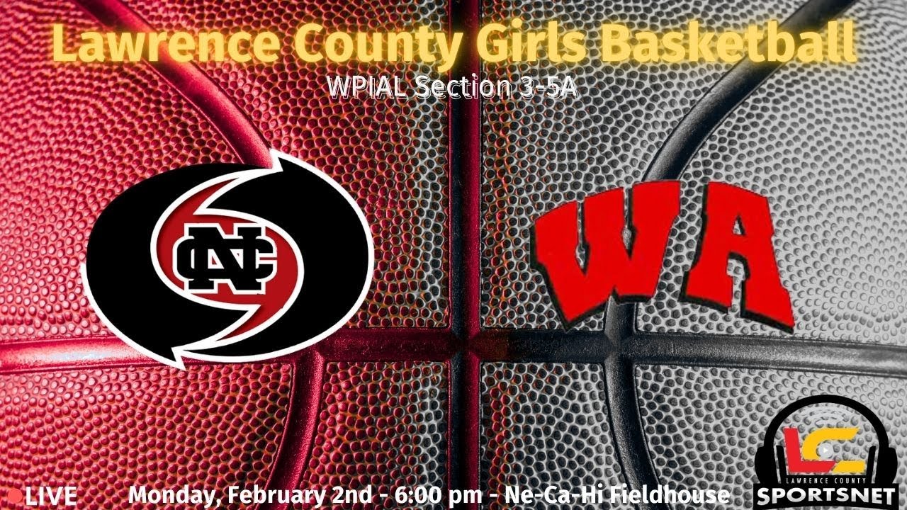 New Castle Red Hurricanes vs. West Allegheny Indians - Girls Basketball - WPIAL Sec.3-5A -Feb.2,2026