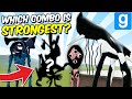 TREVOR HENDERSON: WHICH COMBO IS STRONGEST?! (Garry's Mod Sandbox) Combined Creature Battles