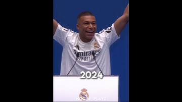Thumbnail of Uno Dos Tres Hala Madrid 2024 vs 2009 ⚪️🇪🇸 | #shorts #football #realmadrid #mbappe #ronaldo