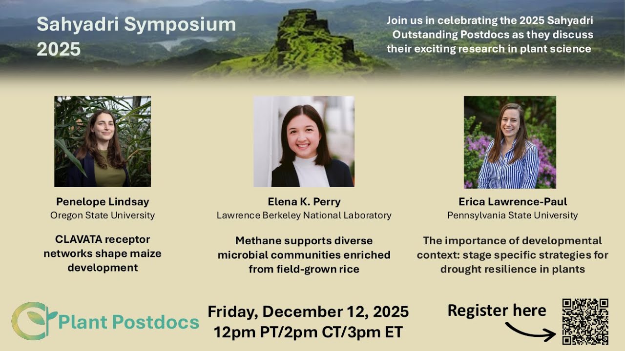 2025 Sahyadri Outstanding Postdocs Symposium