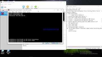 Konfigurasi Share Hosting Debian 9 - SMK YPM 1 TAMAN