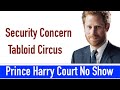 Prince Harry Expects A Reprimand In Court Tomorrow - Paparazzi Circus - Safety &amp; Security Concerns