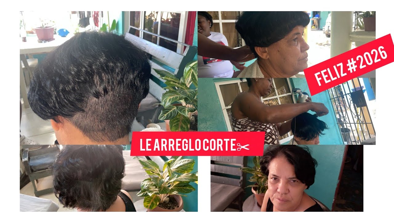 Peinando a doña Miriam/Feliz año 