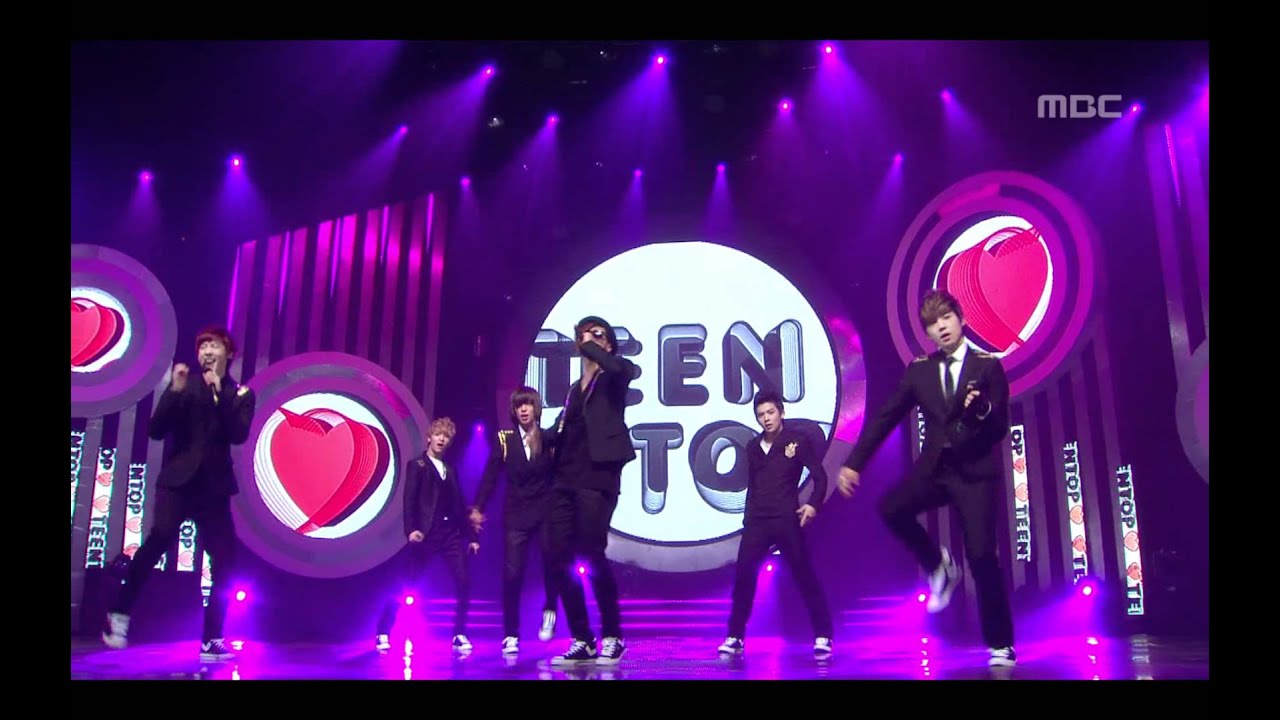 TEEN TOP - Girlfriend, 틴탑 - 걸프렌드, Music Core 20120303