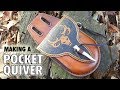 Custom leather archery quiver in 7 minutes.