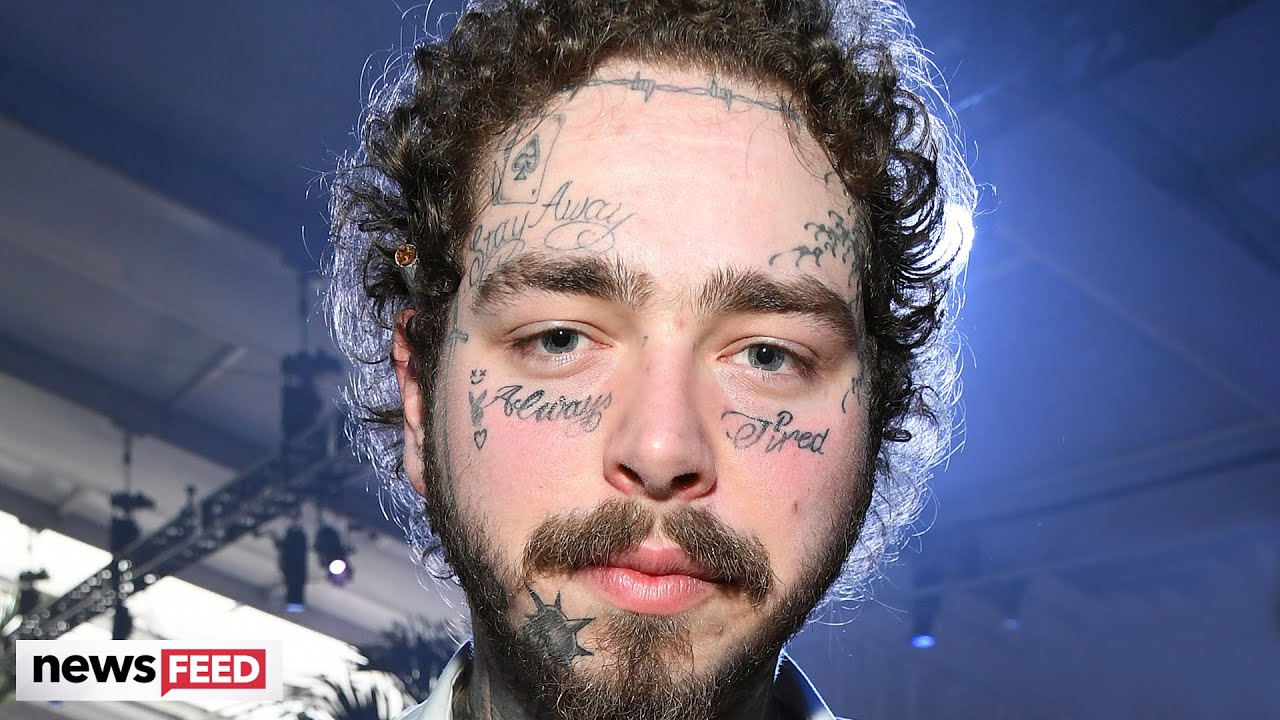 Post Malone Admits Face Tattoos Are Due To Insecurity Youtube