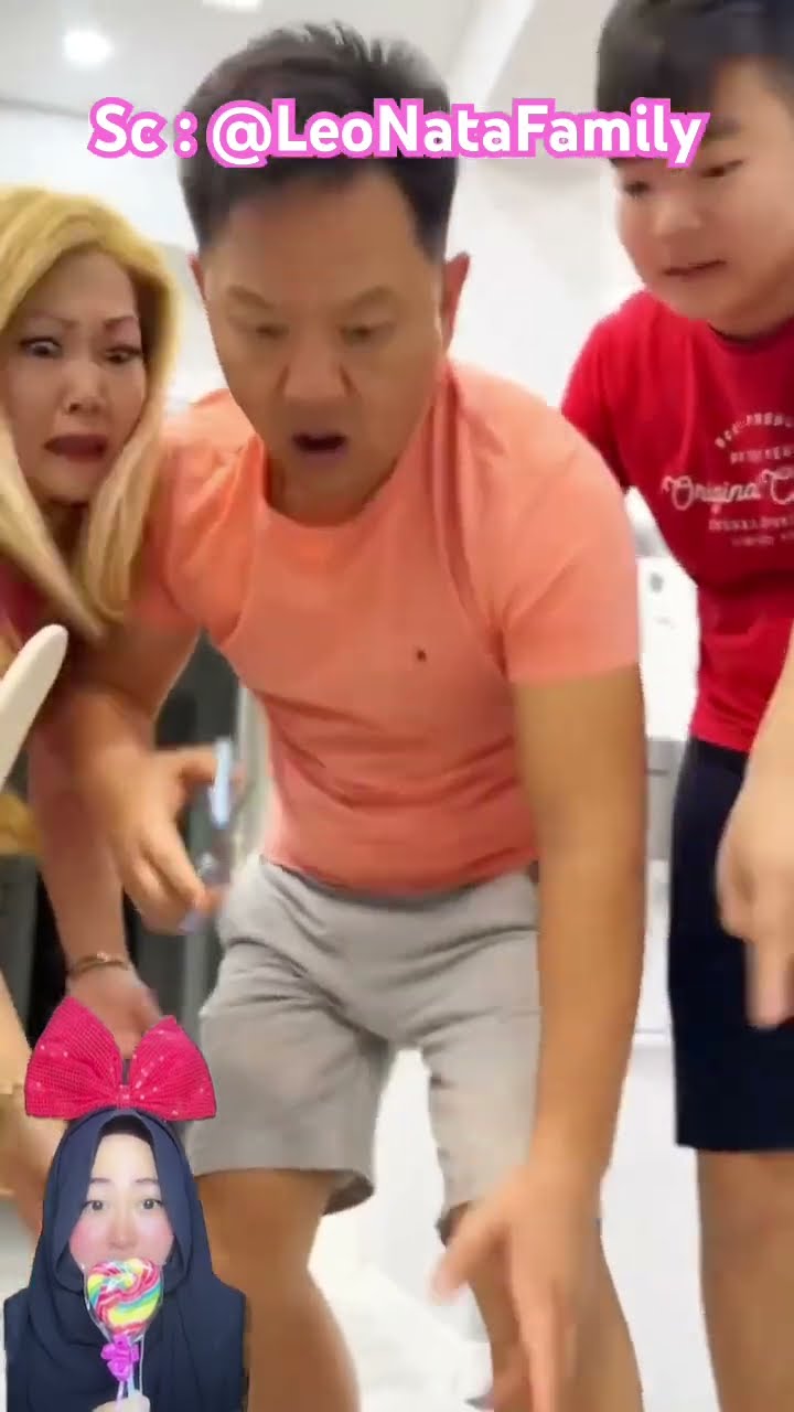 GAWAT KAOS KAKI ADIK TERJEPIT ⁉️UNTUNG ADA PAPA YANG PINTAR?@LeoNataFamily #shorts #funny