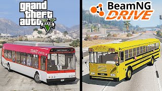 BeamNG drive bus VS GTA 5 bus  where is better?