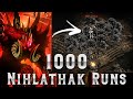1000 nihlathak runs  diablo 2  trapsin edition