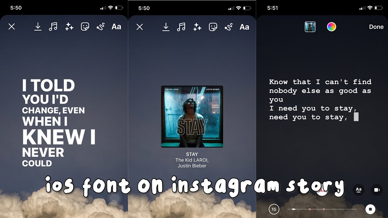 iOS Bold Instagram Font on Android (For Instagram Story) - YouTube
