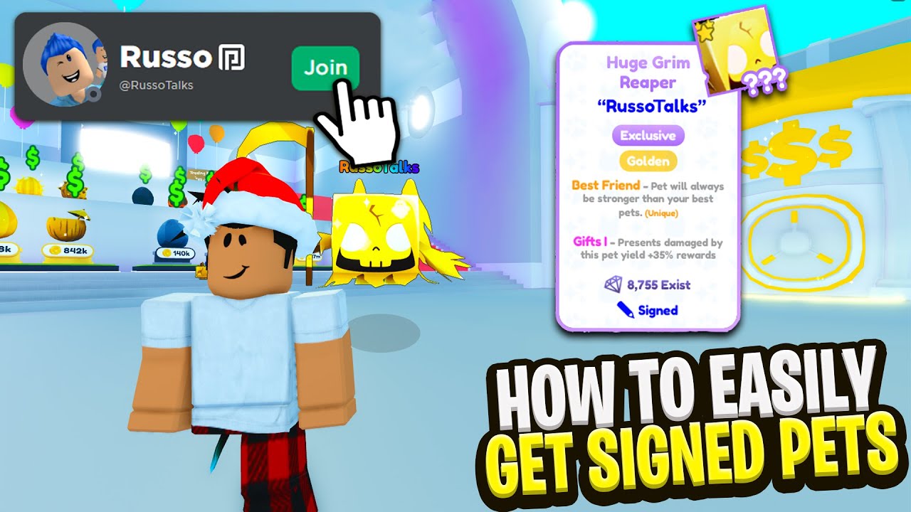 How To Get SIGNED PETS Easily In Pet Simulator X YouTube