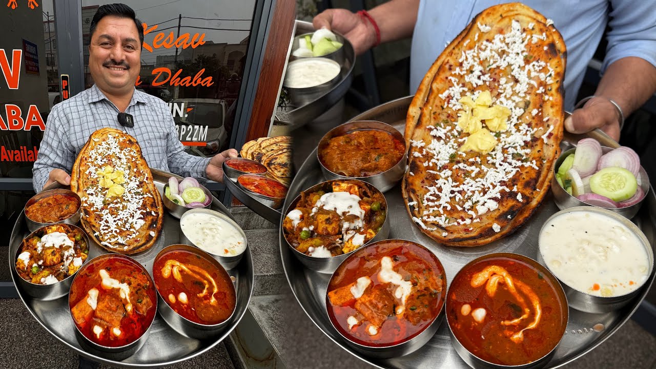 ₹126 में 1 किलो सब्ज़ी BEST QUALITY IN CHEAP RATES | KESHAV DA DHABA AMRITSAR | DINNER FOR FAMILIES