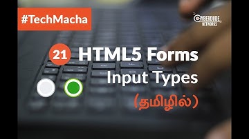 #21  HTML5 Forms [ Input Types ] - (Tamil)(Tutorial) | HTML5 Course