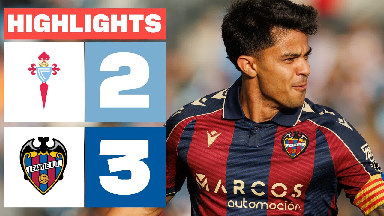 Videoresumen del Celta - Levante