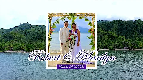 A Beach Wedding: Robert & Marilyn