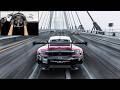 Porsche 911 GT Team RSR VS Hypercars Heavy Rain! Battles | Streeing Wheel gameplay | Forza Horizon5