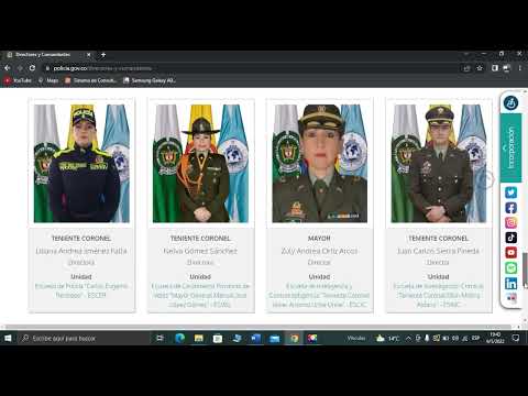 Portal Web de la Policía Nacional de Colombia