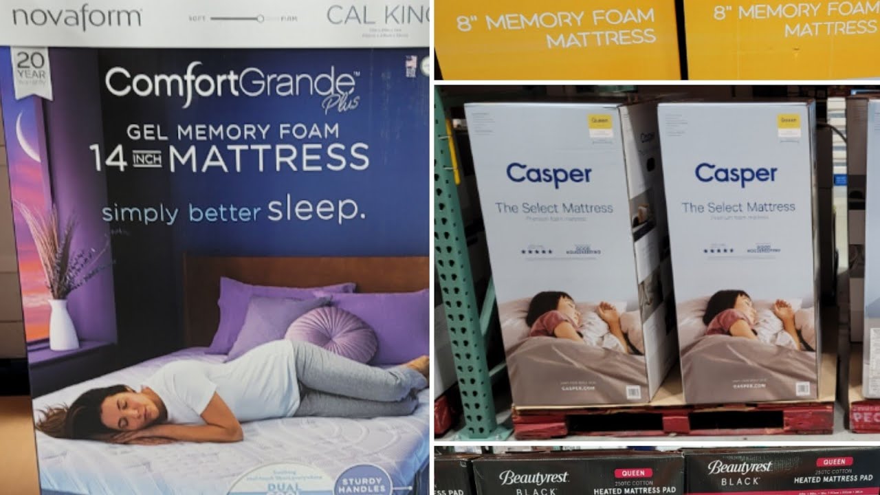 Costco 21 Mattresses Casper Novaform Simmons Sealy Toppers And Bed Frames Youtube