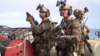 31st MEU Force Reconnaissance Marines execute VBSS exercise aboard USS Ashland