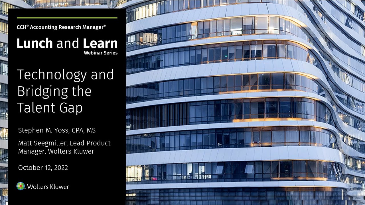 Oct 2022 Lunch & Learn - Technology and the Bridging the Talent Gap