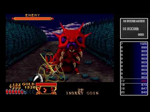 ACA NEO GEO Crossed Swords High Score Mode 903 XP Score