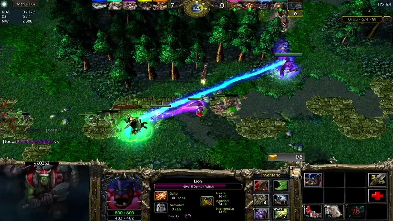 Lion demon witch dota allstars 7 03b2 youtube
