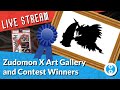 Winners Announcement! Zudomon X Art Gallery