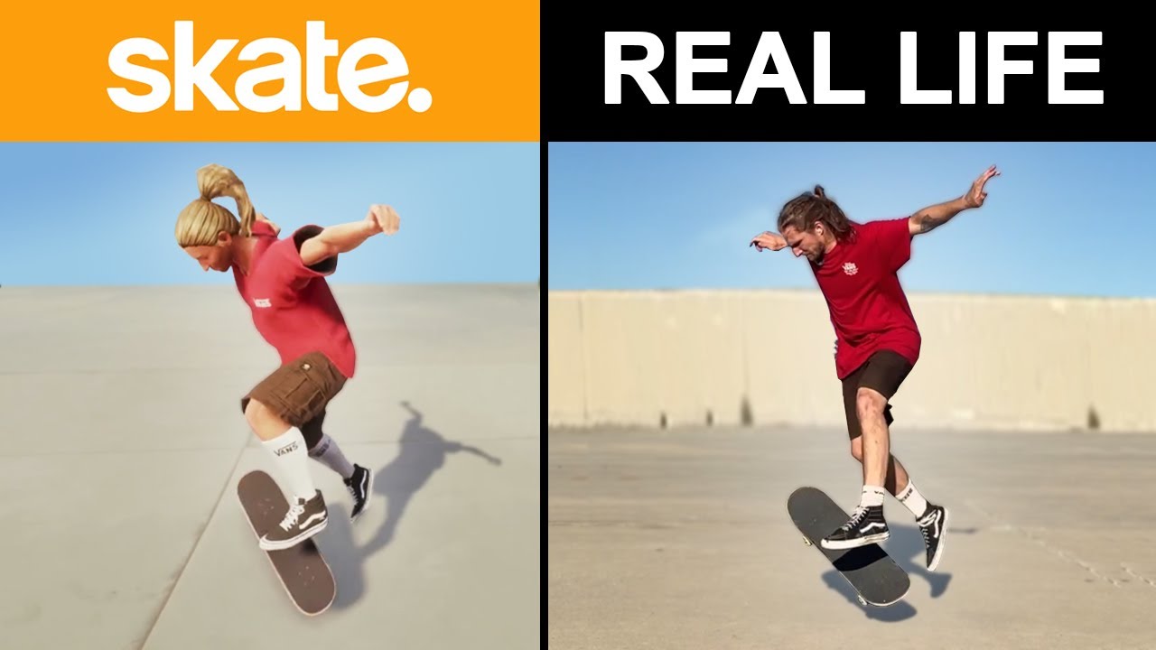 Воссоздание КАЖДОГО трюка из Skate 4 в реальной жизни!