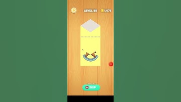 paper fold game play walk through level 55