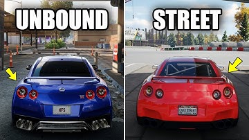 CarX Street vs NFS Unbound - Car Details and Physics Comparison