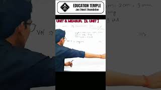 UNIT & NUMERICAL VALUE