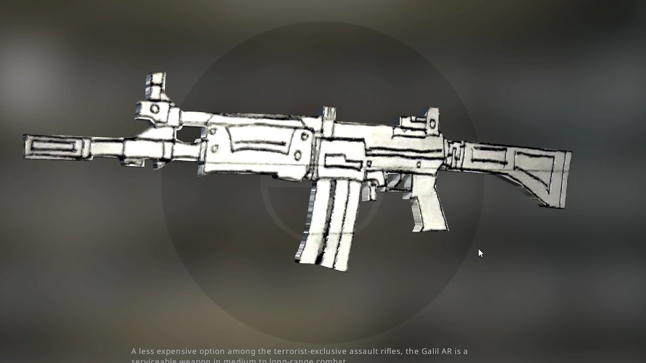 cardboard galil in csgo - YouTube