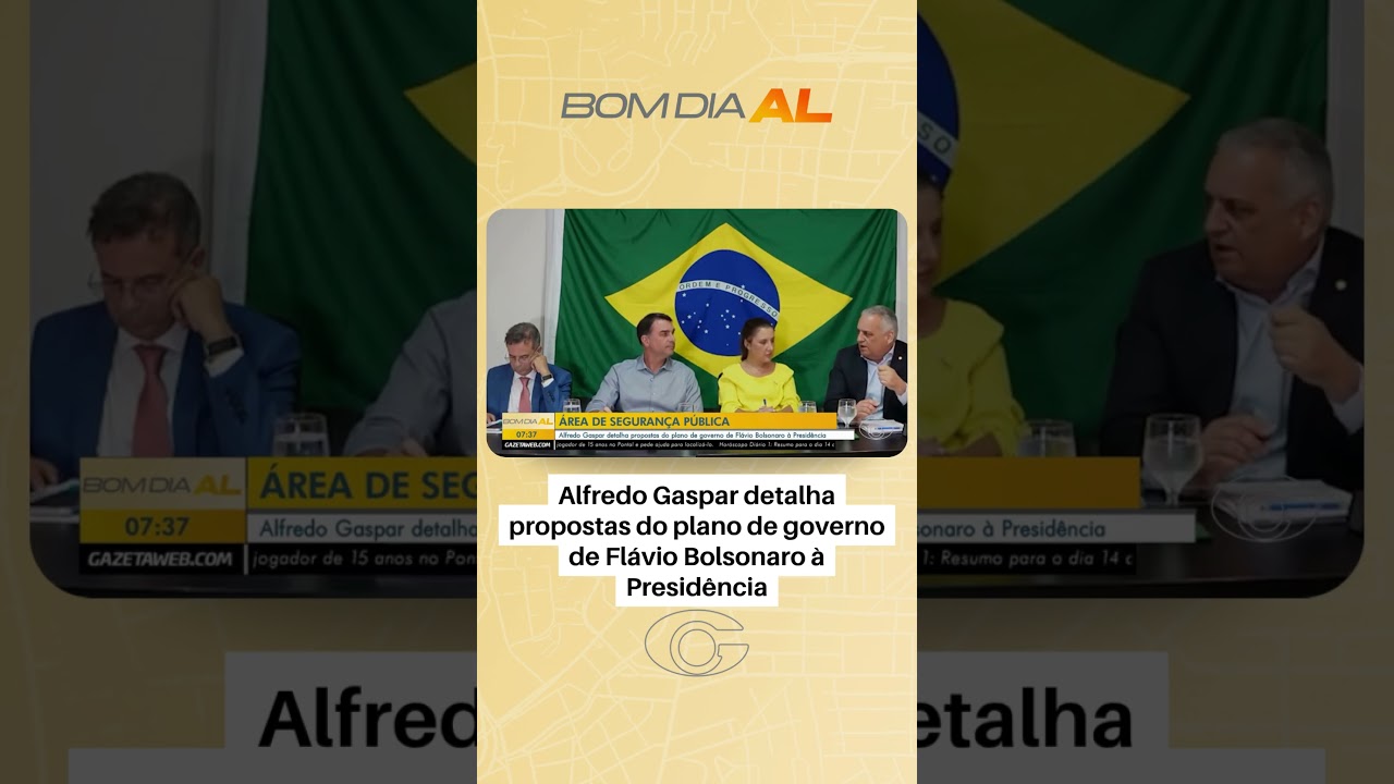 Alfredo Gaspar detalha propostas do plano de governo de Flávio Bolsonaro à Presidência
