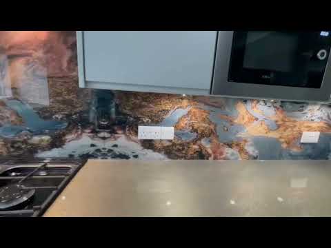 Printed Glass Splashback by Clearly Glass