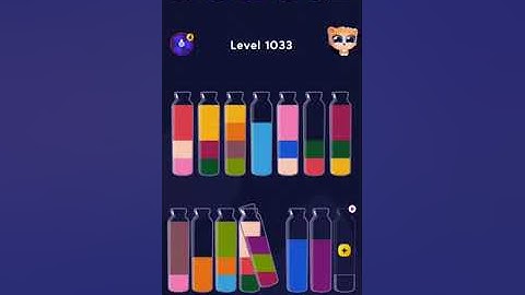 Get Color Water Sort Puzzle Level 1031 to Level 1035