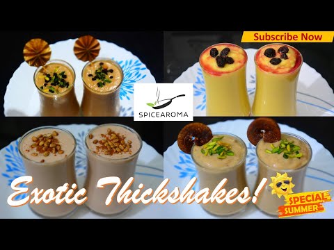 अब घर पर बनाइए Healthy और Nutritious 4 Thick Milkshakes- Breakfast & Dinner Thickshakes