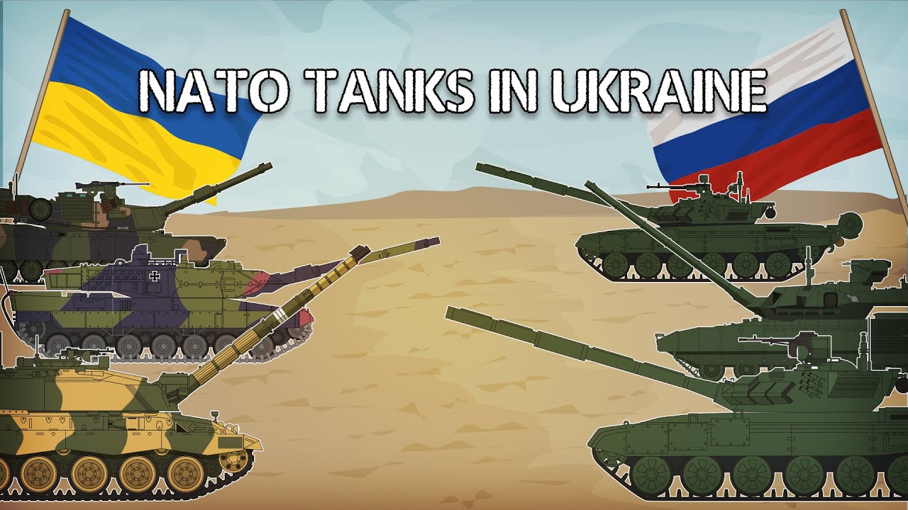 ⁣Leopard, Abrams, and Challenger Tanks in Ukraine