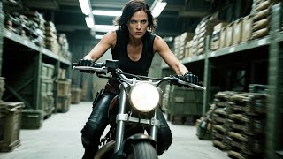 Deadly Female Assassin Storms Military Armory on Motorcycle #hollywoodmovies
