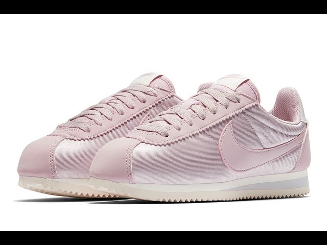 nike cortez pink nylon