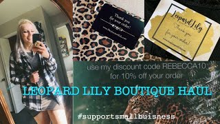 Leopard Lily Boutique HAUL screenshot 1