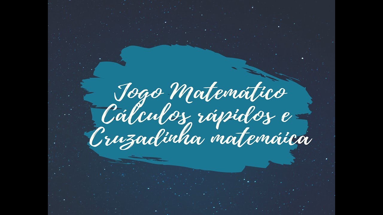 Cruzadinha de Matemática com Multiplicação e Divisão