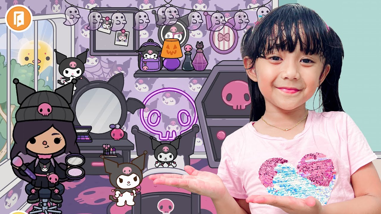 SAMANTHA DEKORASI SERBA SANRIO DI TOCA BOCA LIFE WORLD 😍 KOMPILASI GAMING #16