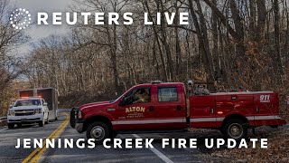 LIVE: New Jersey fire officials give update on Jennings Creek fire