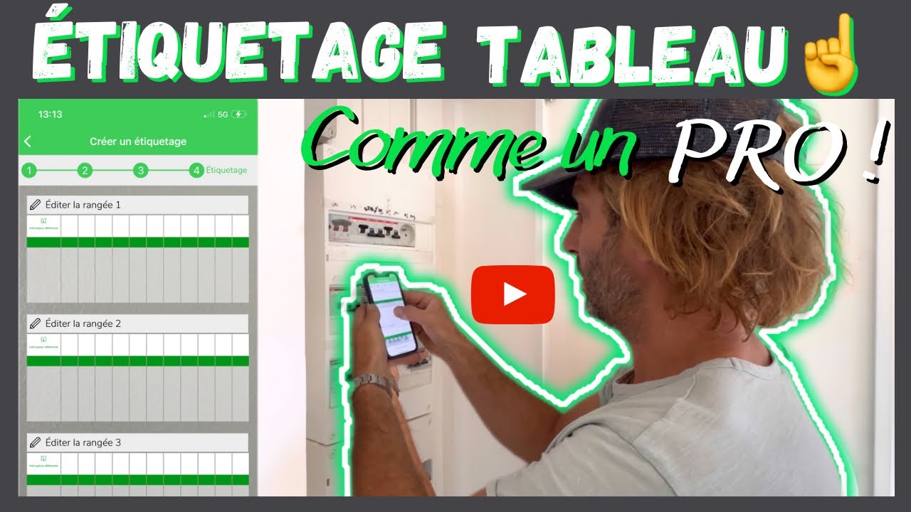 ETIQUETTE TABLEAU ELECTRIQUE