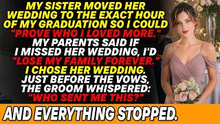 My Family Moved the Wedding Onto My Graduation Hour—They Never Asked Who Was Watching