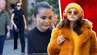 Selena Gomez Rocks French Girl Chic in All-Black Outfit in Paris